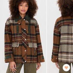 Blank NYC Situationship Plaid Jacket